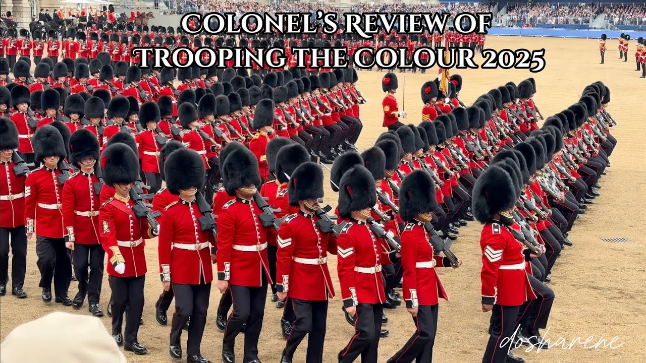 Colonel's Review of Trooping the Colour 2025 | Quick March
