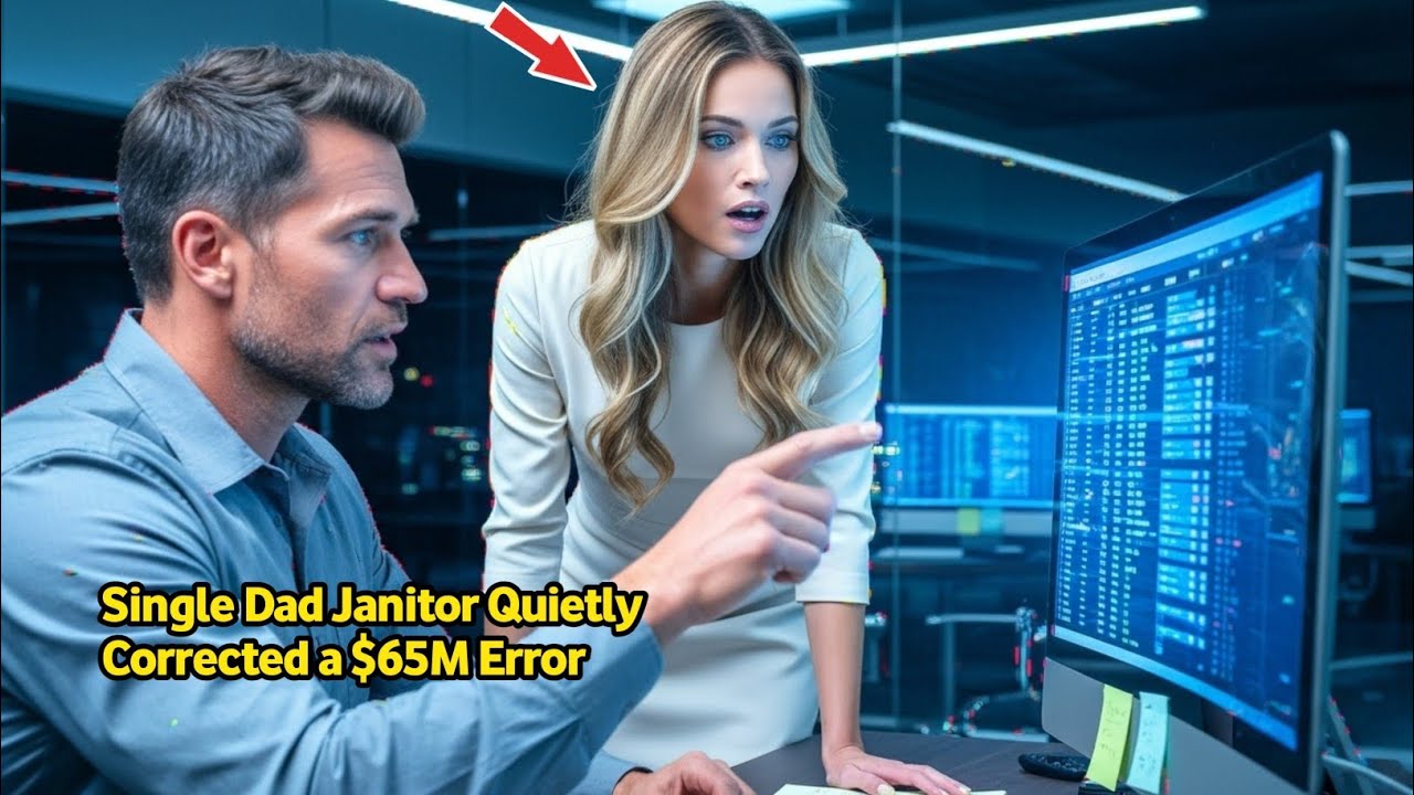 Single Dad Janitor Quietly Corrected a $65M Error—What the CEO Did Next Made the Whole Building Stop