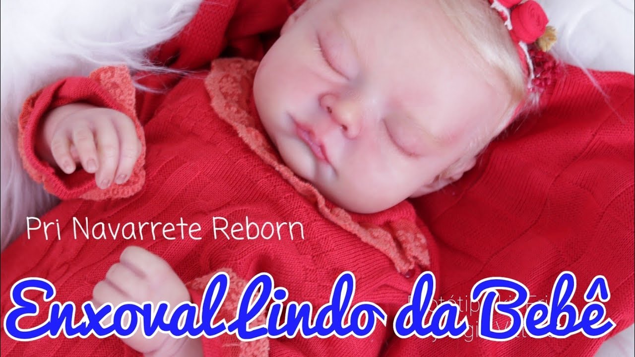 Bebê REBORN - Embalando o Enxoval linnndo da bebê russinha 🤍