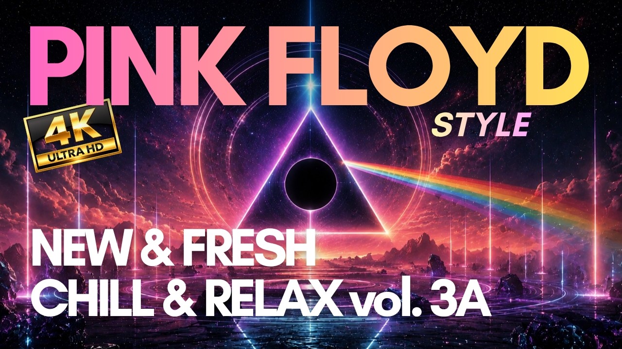 Pink Floyd Style Relaxing Music Vol. 3A | No mid-Ads | David Gilmour Inspired Psychedelic Ambient