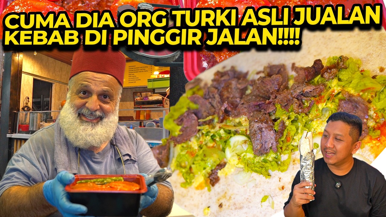 CUMA DIA ORG TURKI ASLI JUALAN KEBAB DI PINGGIR JALAN!!!!