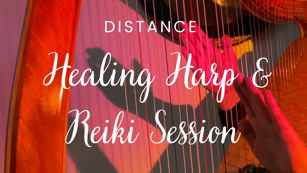 Distance Healing Harp & Reiki Session | Intuitive Sound Therapy | Relaxing Meditation | 20 min.