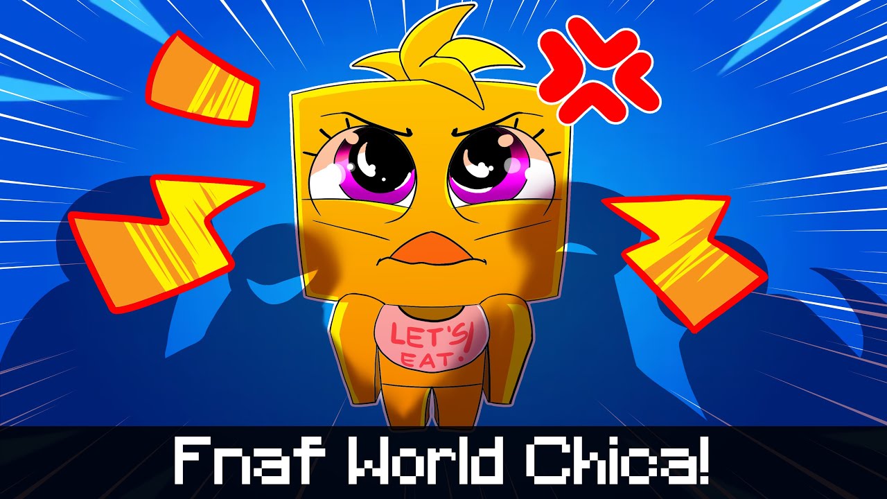 Chica Turns into Fnaf World Chica?! in Minecraft FNAF