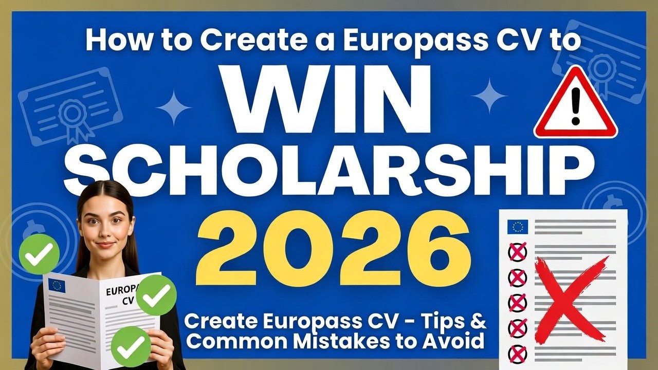 Stop These Europass CV Mistakes in 2025 | Step-by-Step Guide for CV to Win Scholarship  (Urdu/Hindi)