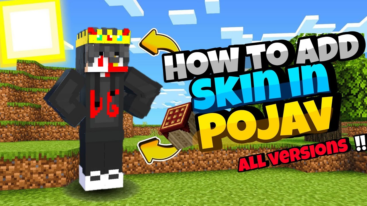 How to add skin in pojavlauncher 🔥 in one minute 100% real