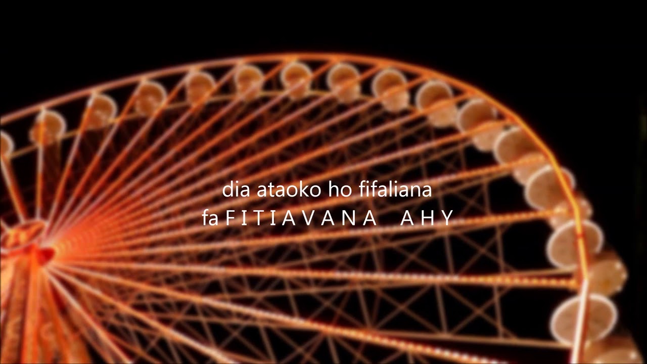 Fantatro fa eo Ianao | Antsa an'i Kristy (Tononkira)