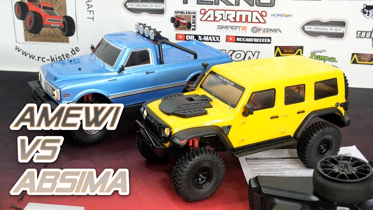 1/18th Mini Crawler von Absima und Amewi - Unboxing