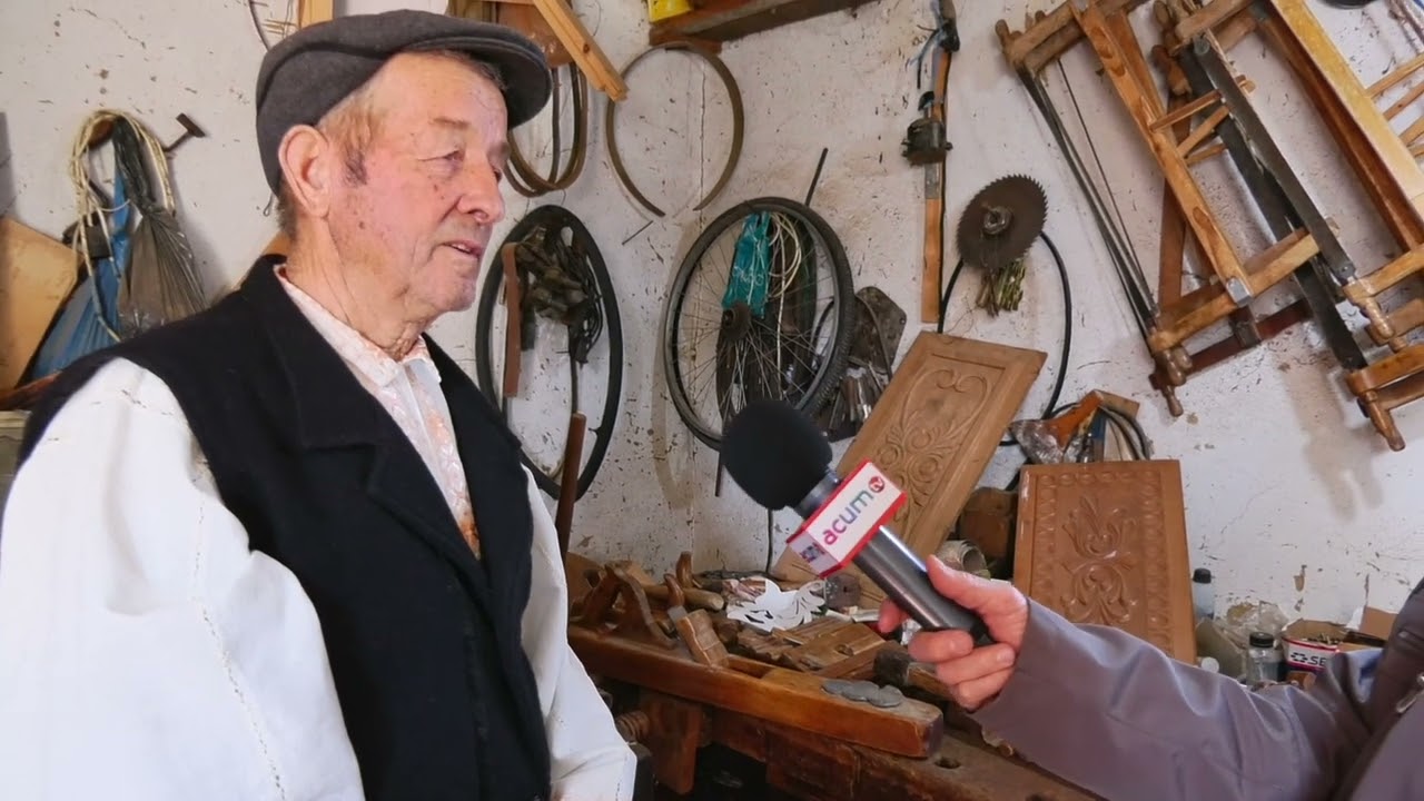 În atelier la nea Nicușor Comăneciu | Cașin, Bacău