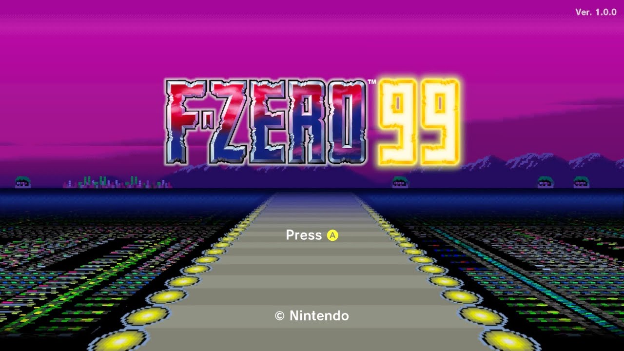 F-Zero 99 (Nintendo Switch, 2023) - Gameplay