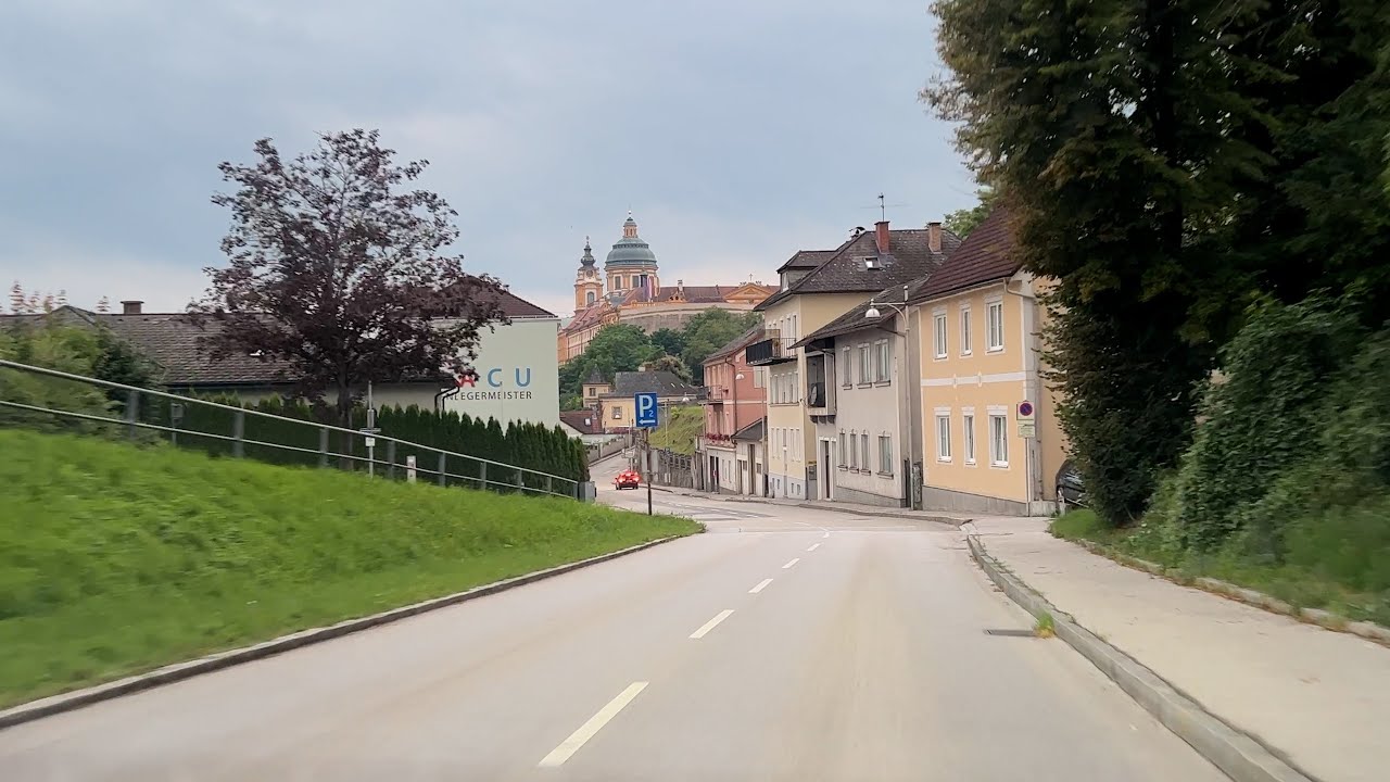 Driving in Melk (Austria) [4K UHD] #melk #roadtrip #austria