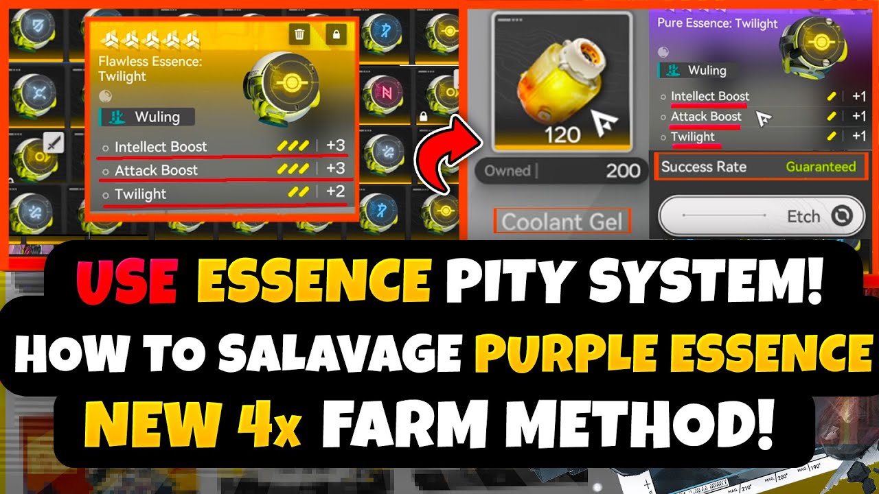 UPDATED Endgame FLAWLESS Essence Guide! | 100% Upgrade Pity System + NEW 4x Pre-Engraving Setup
