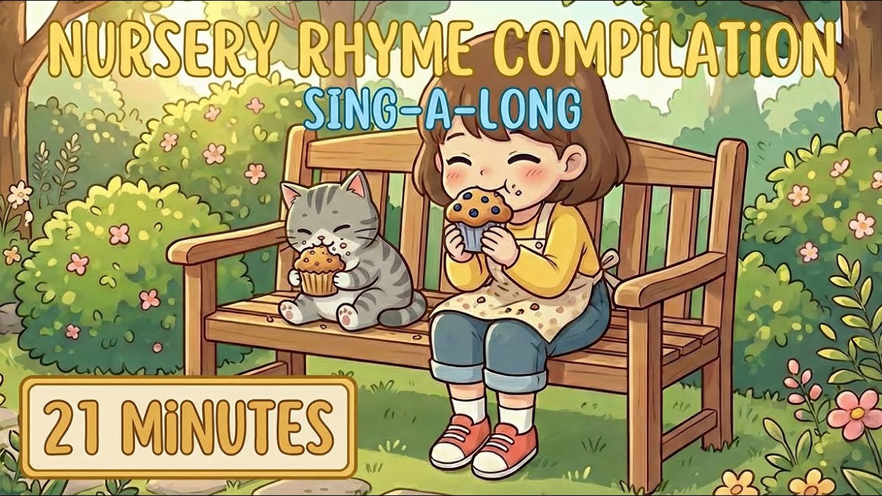 Nursery Rhymes for Kids | Lofi Song Compilation - Muffin Man + 9 Other Nursery Rhymes