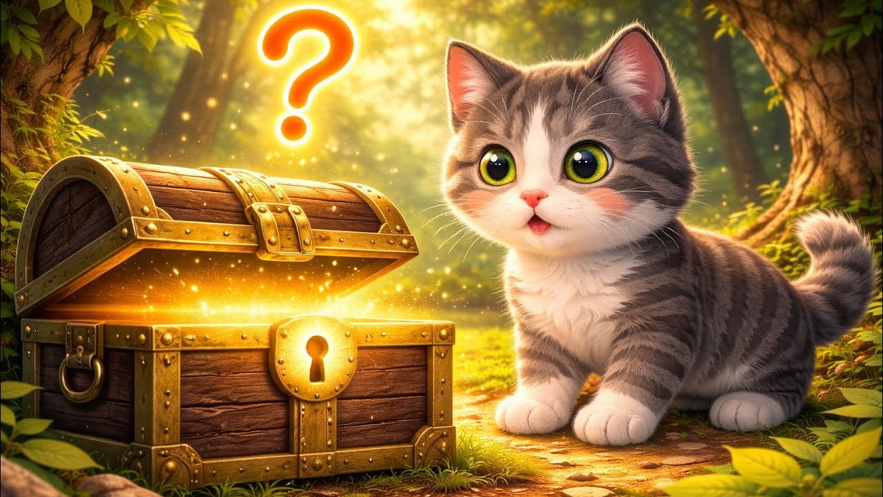 😺 The Mysterious Chest… What Did the Kitten Find? | Part 1