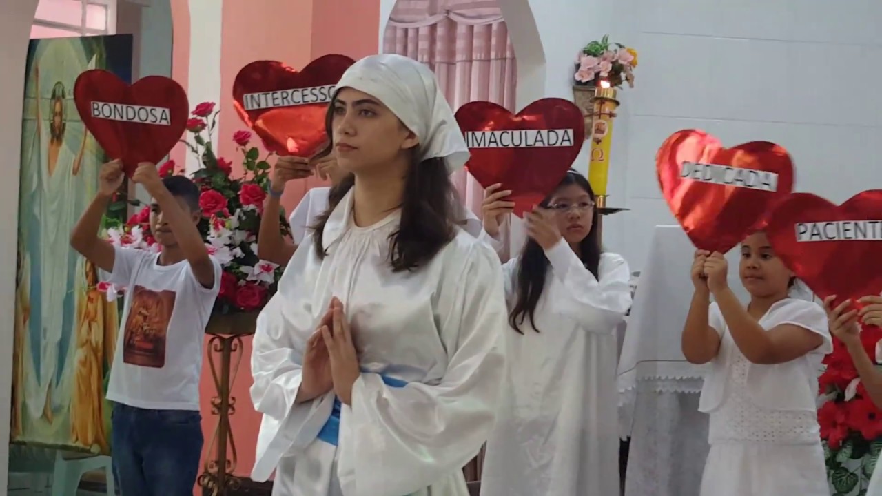 Coroação de Maria - Igreja de Santa Cecília.