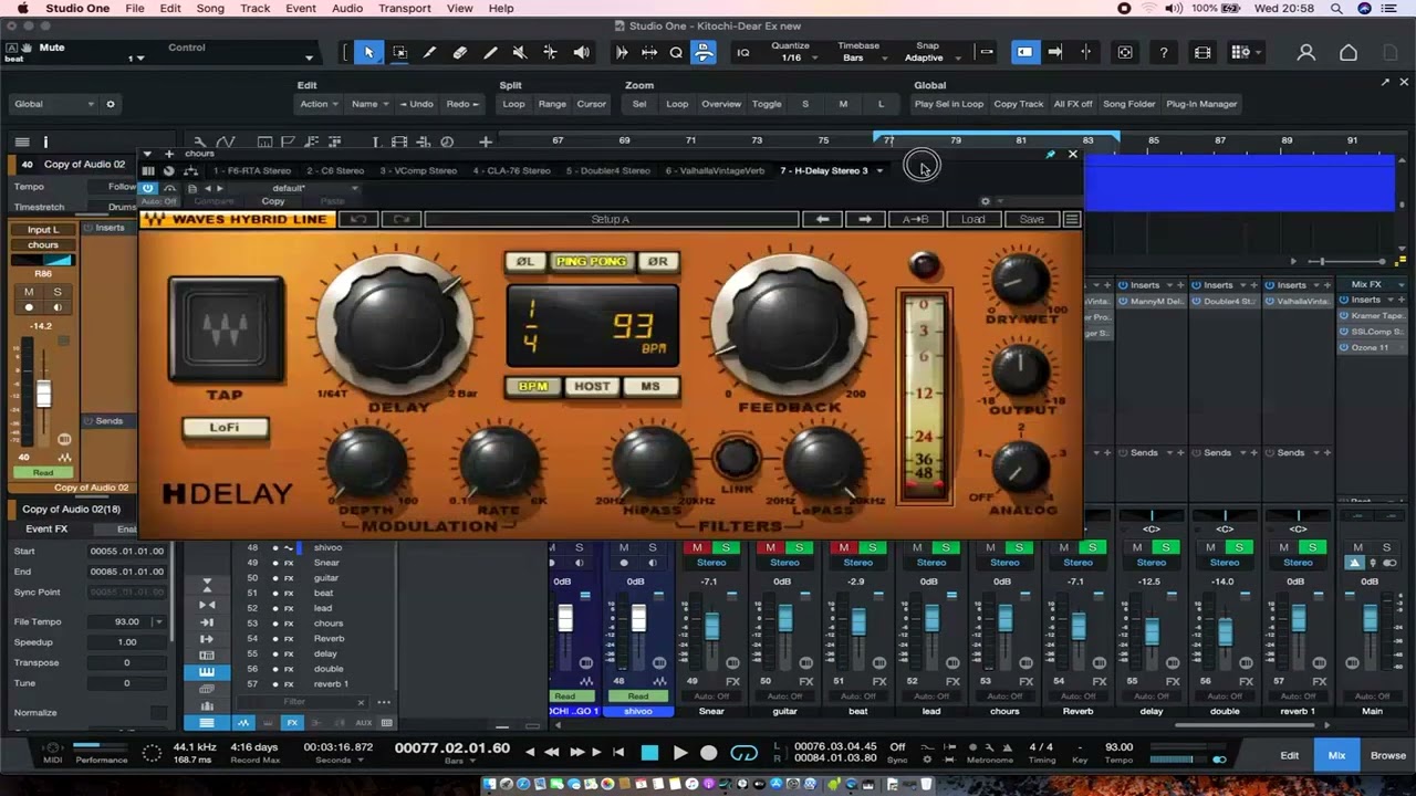 Full song Mixing & Mastering breakdown [Chorus mixing] Studio one Cubase, logic pro 