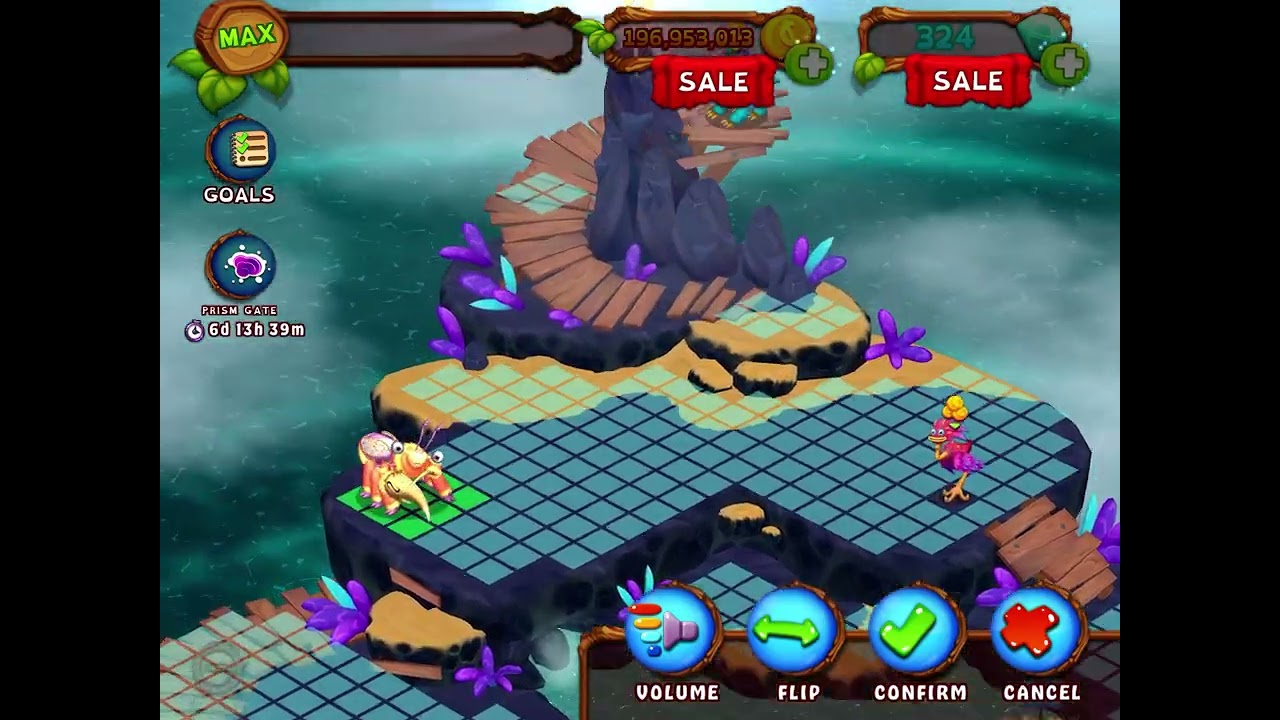 Placing Buzzinga on Wanderer Island (and teleporting Punkleton)!