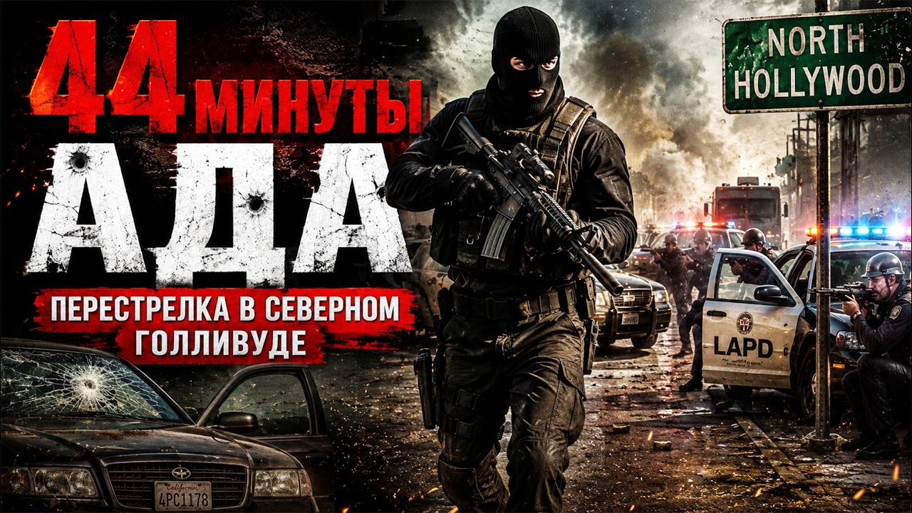 Перестрелка в Северном Голливуде - грабители банков США