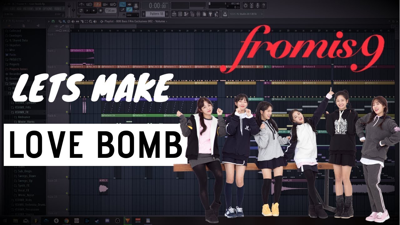 Let's make the beat from Fromis_9 - Love Bomb