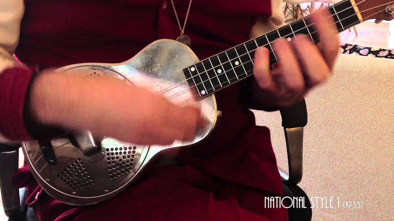 National ukulele small body German Silver #374 (1933)