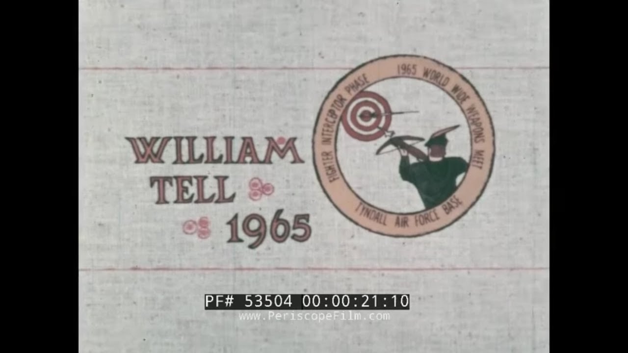 U.S. AIR FORCE WILLIAM TELL GUNNERY EXHIBITION 1965 F-106 DELTA DART 53504