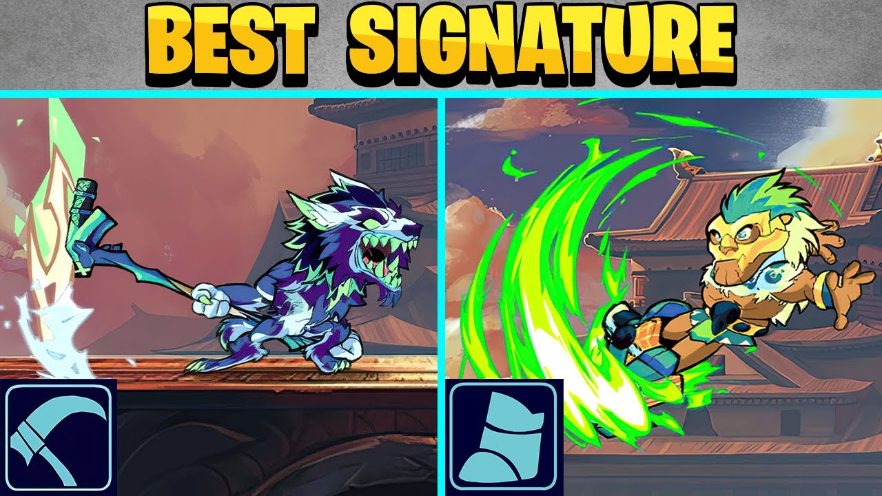 Every Weapon's BEST Signature In Brawlhalla