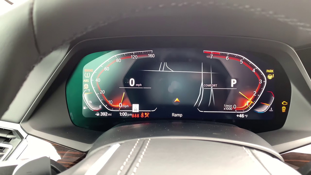 Демонстрация кабины BMW в реальном времени