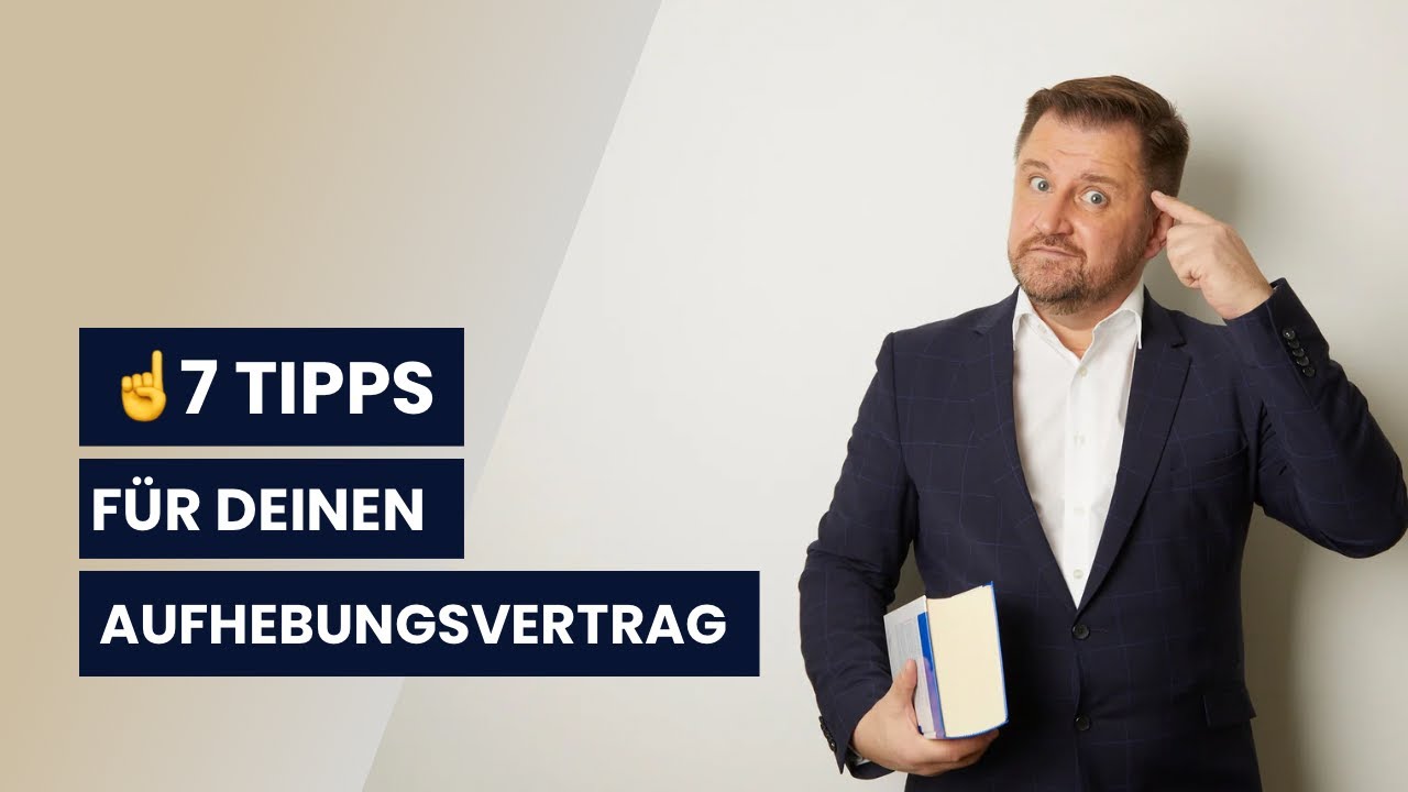 Aufhebungsvertrag vom Arbeitgeber? Warte, bevor du die Abfindung nimmst! | Anwalt Ansgar Dittmar