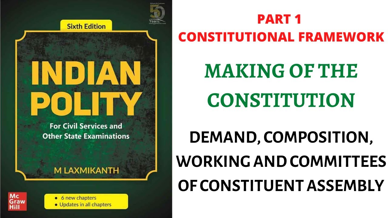 (V3) (Demand, Composition, Working and Comm. of Constituent Assembly) Indian Polity