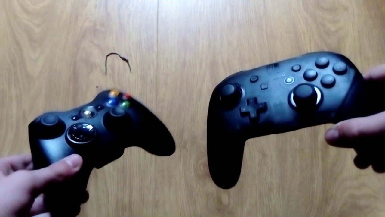 Nintendo switch pro controller vs Xbox 360 controller (comparison and review) |Ddude