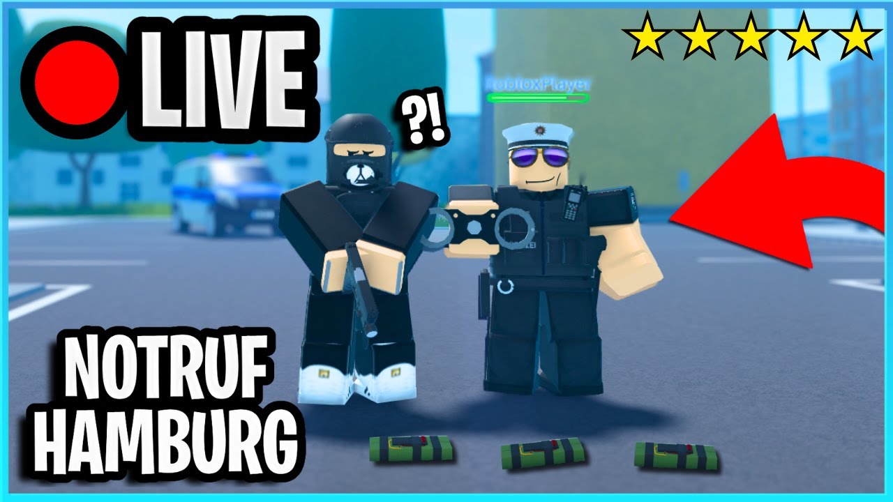 🔴 ROBLOX Notruf Hamburg Livestream: Fang den GamingNerd und erhalte 8.000&euro;!