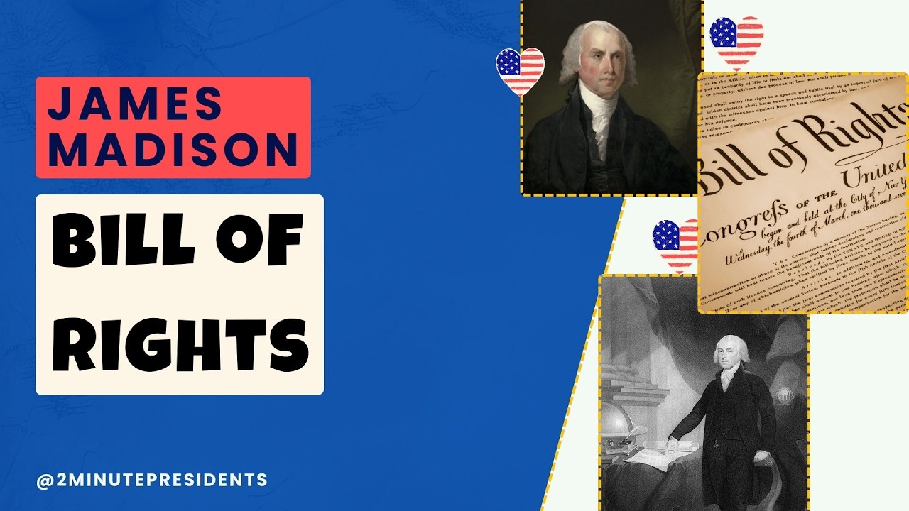James Madison reads the first 5 amendments! | Bill of Rights