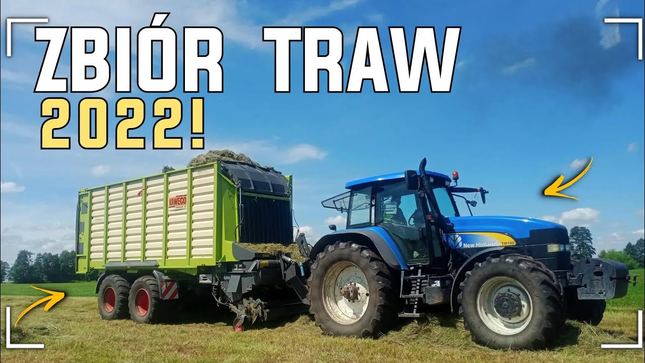 🔥 Zbiór trawy 2022🔥 Ogień w szopie 🔥New Holland TM 190 & kaweco Thorium 45