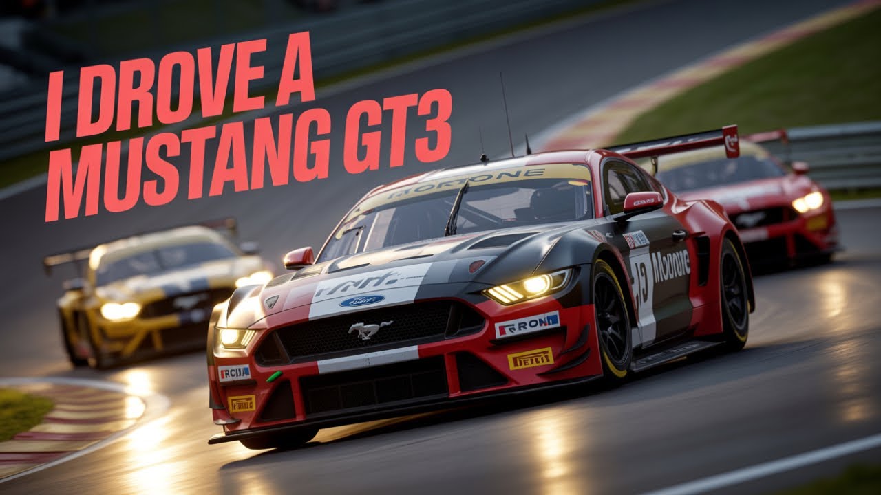 I Drove a REAL Mustang GT3 Race Car (in VR)