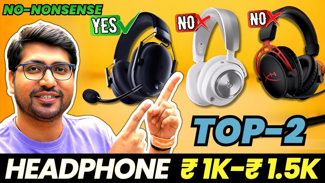 [TOP 3]🔥Best Headphones Under ₹1000 - ₹1500🔥Best Gaming Headphones Under ₹2000 India 2026