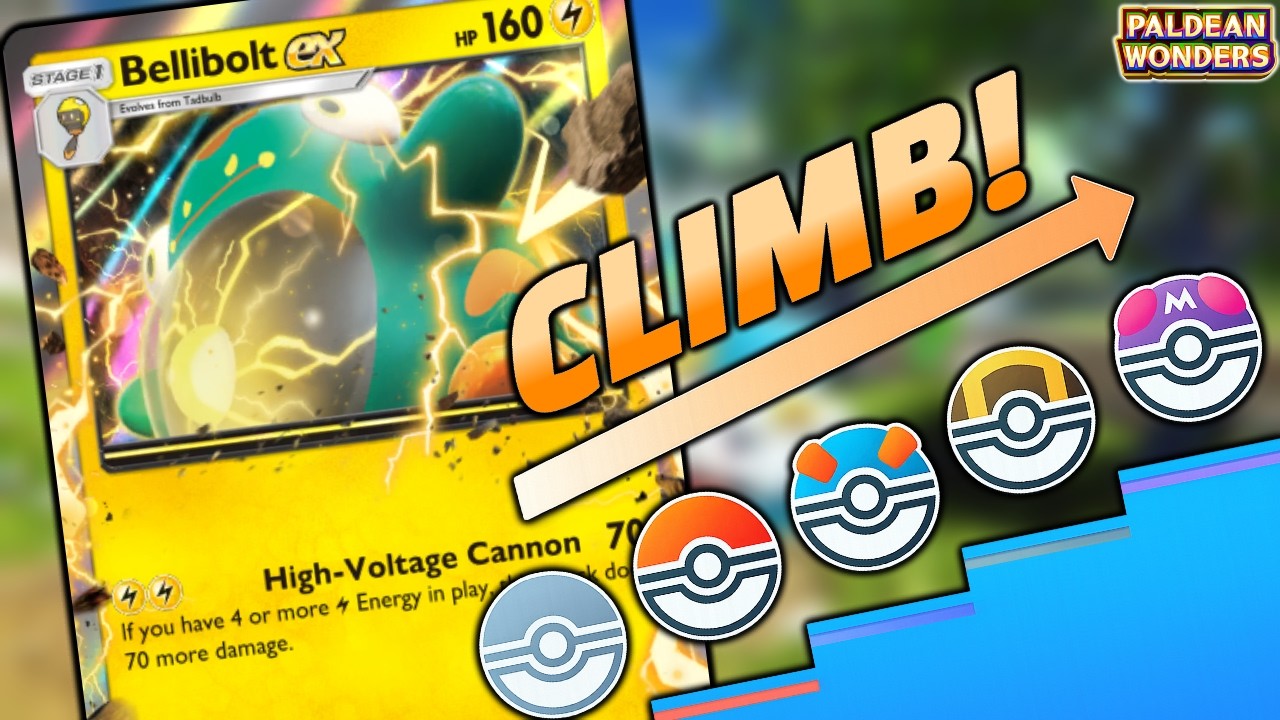 CLIMB Ranked With BELLIBOLT EX! The NEW BEST DECK!? | Pokemon TCG Pocket