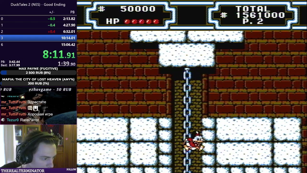 DuckTales 2 speedrun in 14:55 (Good Ending)
