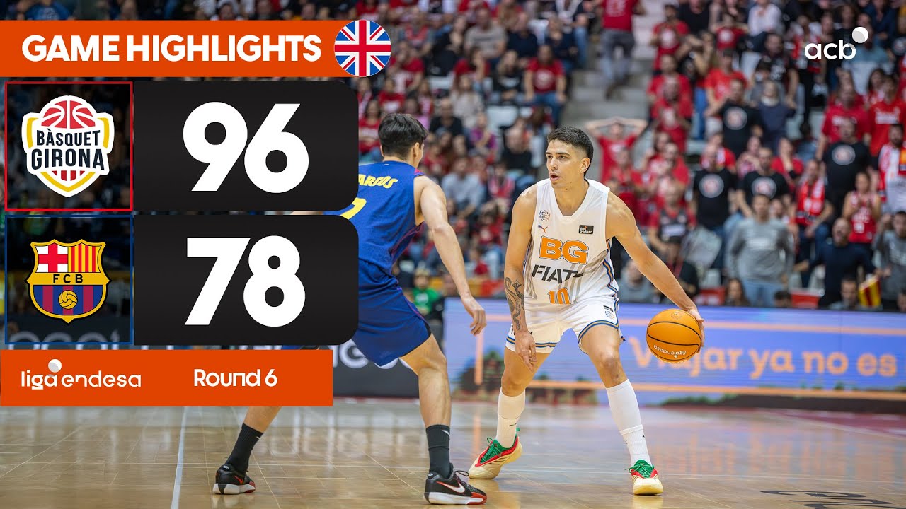 B&agrave;squet Girona - Bar&ccedil;a (96-78) GAME HIGHLIGHTS | Liga Endesa 2025-226