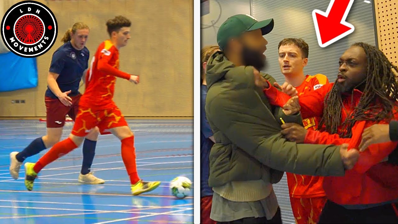 I Played in a PRO FUTSAL MATCH & I Had a FIGHT! (4 RED CARDS)