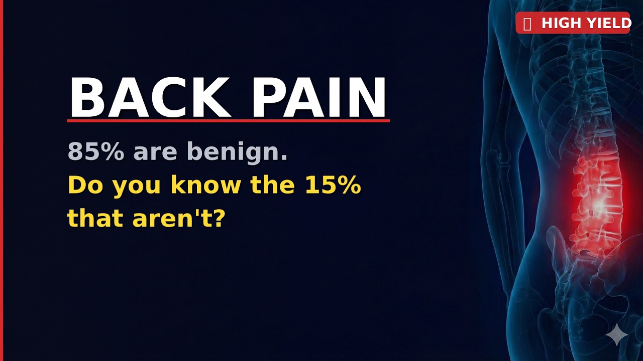 Approach to Back Pain For Medical Students