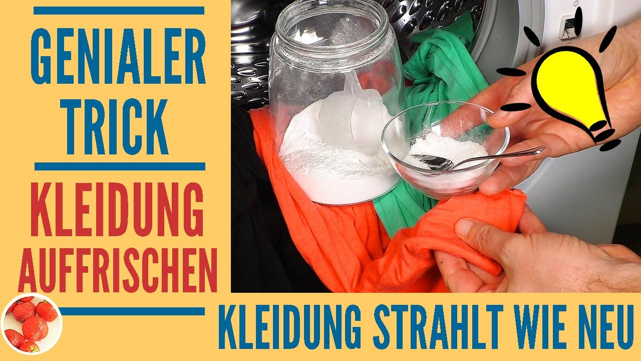 Genialer Trick: Kleidung Farbe auffrischen? Kleidung strahlt wieder wie neu - dieser Tipp hilft