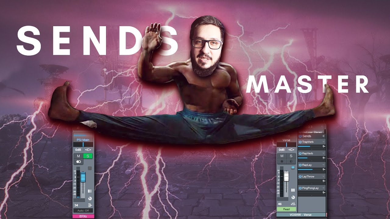 How I use Sends when Mixing ( Reverb / Delays ) /// Sends on buses VS Sends on Audio