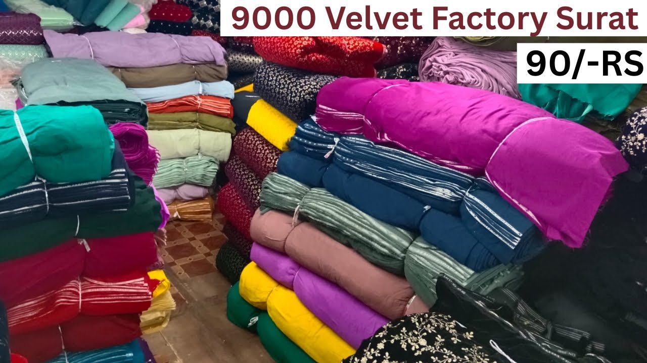 VELVET FABRIC COLLECTION | LATEST BOUTIQUE FABRIC SURAT | FANCY BOUTIQUE FABRIC WHOLESALER SURAT