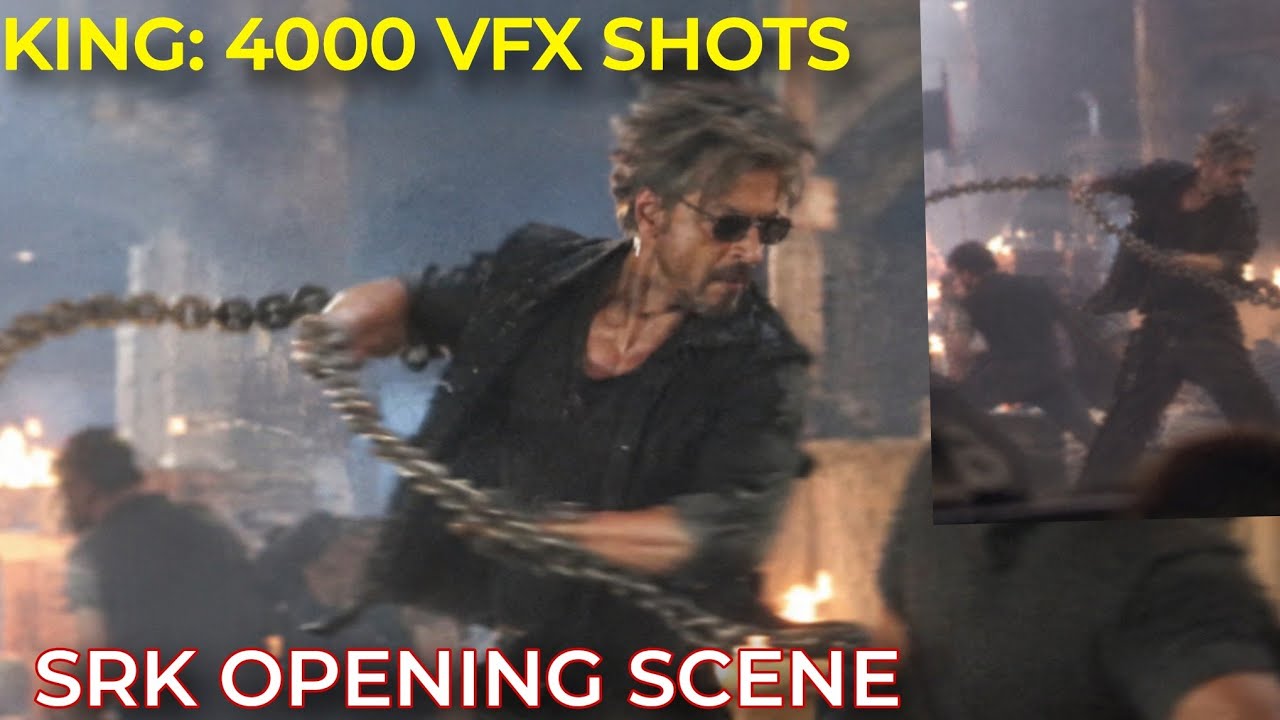 King 4000 VFX Shots | Srk Opening Scene in Don Level | King SRK new update 