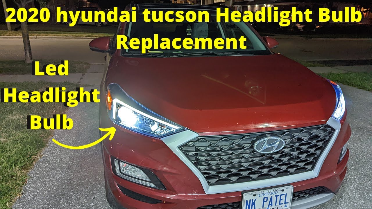 2020 Hyundai Tucson Led Headlight Bulb Replacement