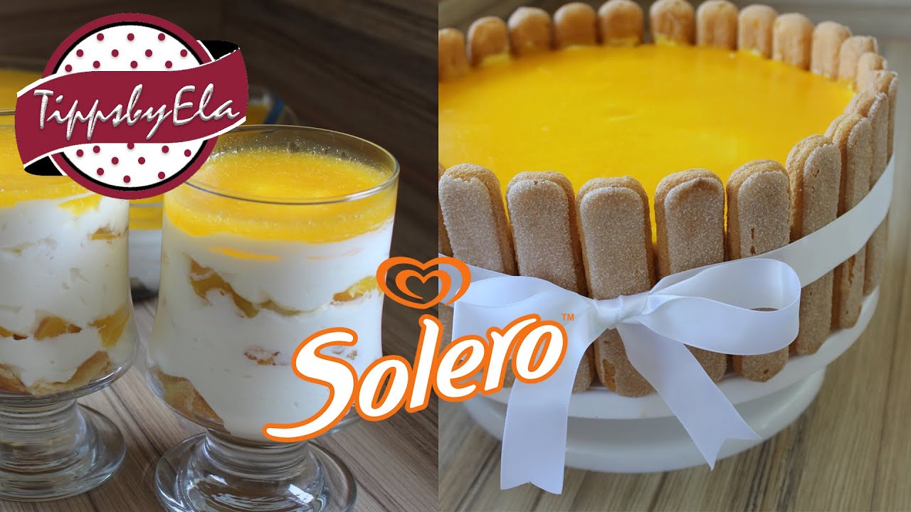 Solero Eis Torte Dessert Anleitung Deutsch  Split Eis Sahne Torte Dessert im Glas