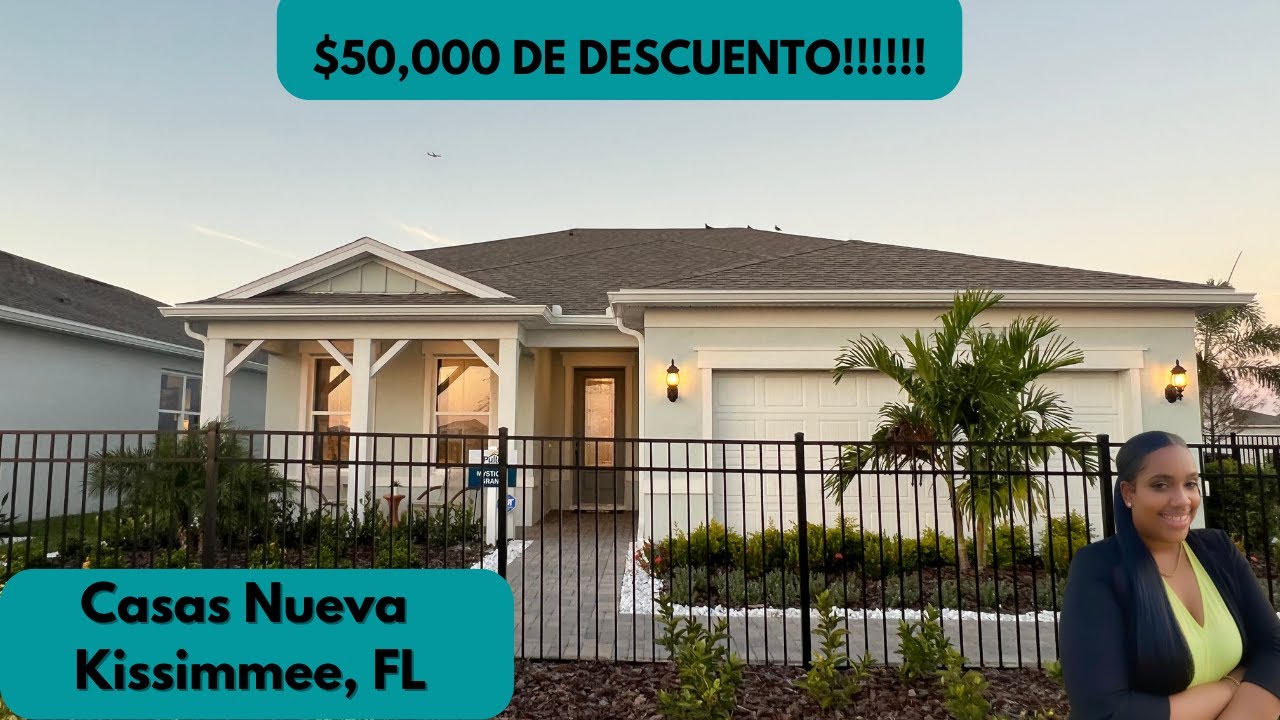 Casa Nueva En Kissimmee, FL $50,000 De Descuento