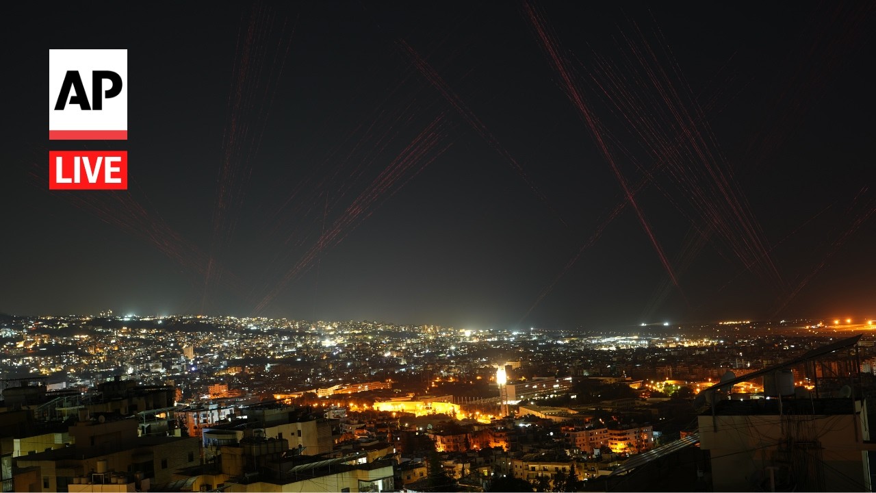 LIVE: Beirut skyline as Israel launches strikes on Iran