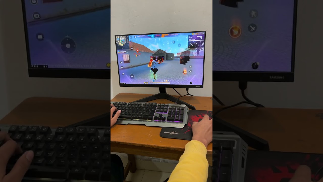 КАК ПК-ИГРОКИ ИГРАЮТ В FREE FIRE 🖥️ 🎯|| RYZEN 5 5600G ||