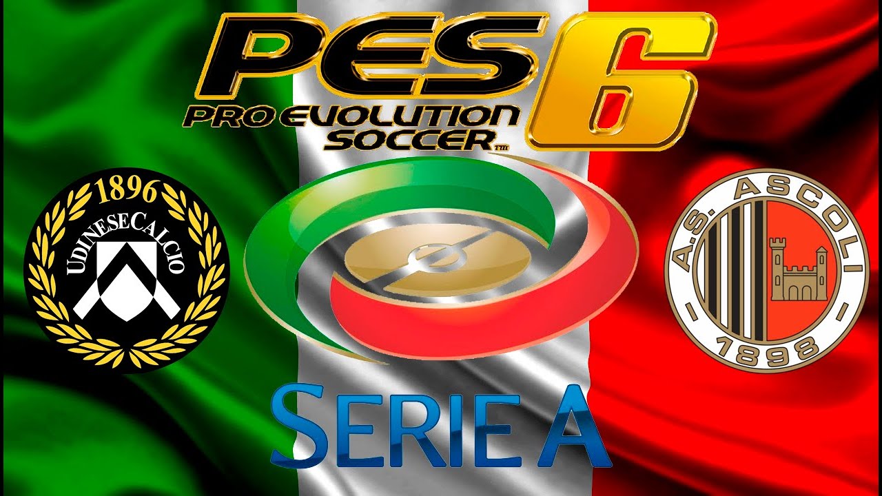 PES6  Udinese  X Ascoli (2ªrodada  ) (6ª temporada do italiano)