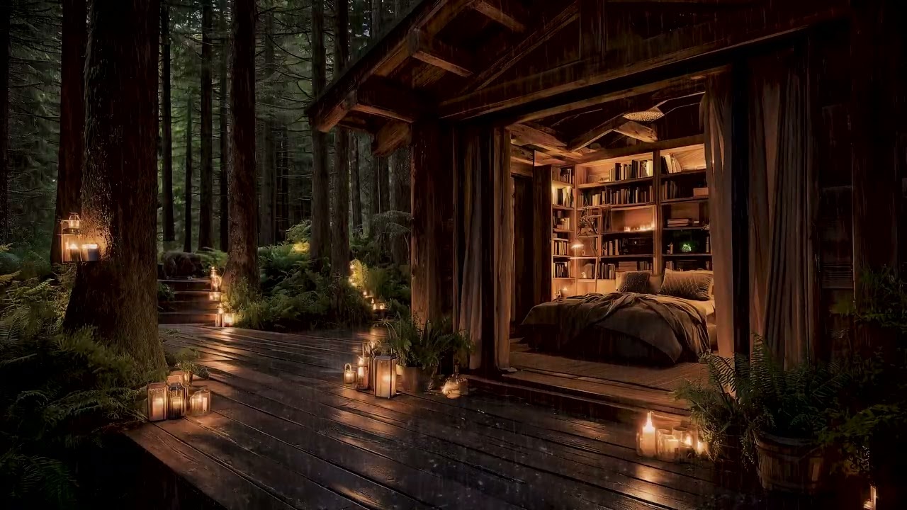 Forest Rain Sounds for Deep Sleep 🌧 Peaceful Night Ambience to Relax Mind and Body